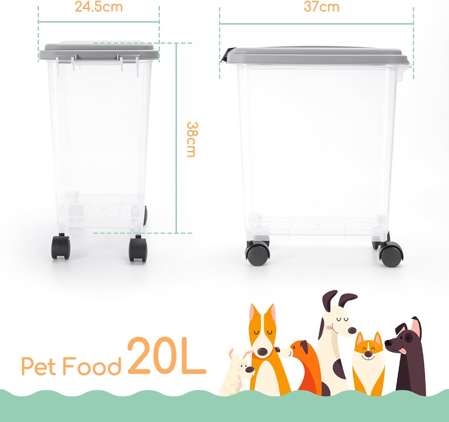 ALMACENADOR DE ALIMENTO PARA MASCOTAS